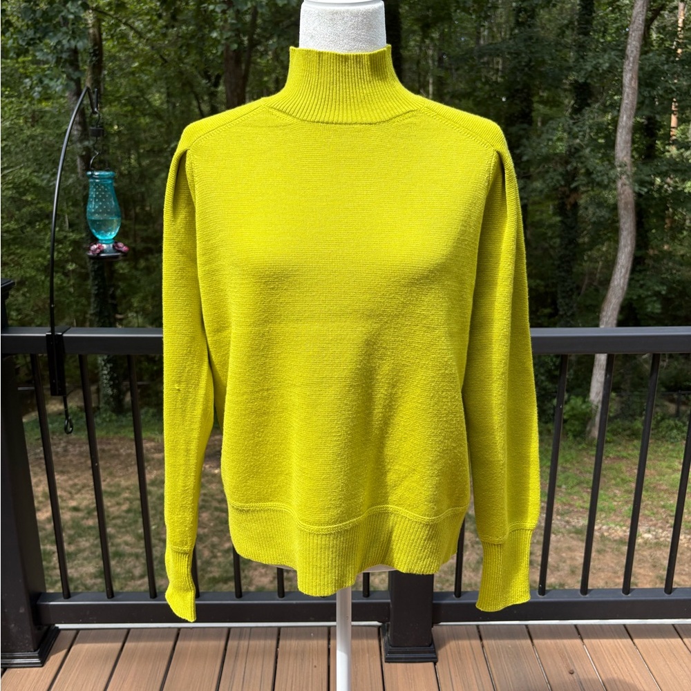 Ann Mashburn Chartreuse Merino Sweater